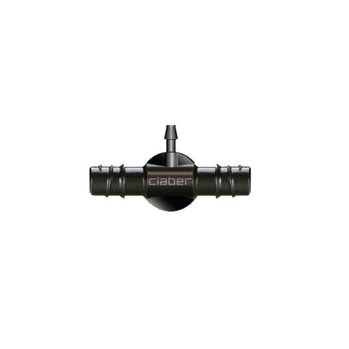 Tê giảm ống Claber 1/2″(16 mm) ra ống 1/4″(6 mm) 91073