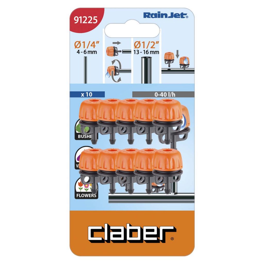 Đầu tưới nhỏ giọt điều chỉnh Claber 91225 - Ảnh 2