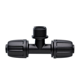 Tê ren ngoài Claber 21mm ra ống 1/2"(16mm) khớp nối ren vặn 91017