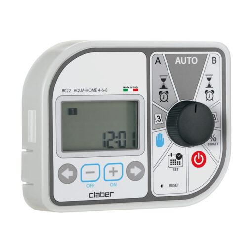 Bộ điều khiển tưới cây 4-6-8 kênh Claber Aqua home 4-6-8 8022
