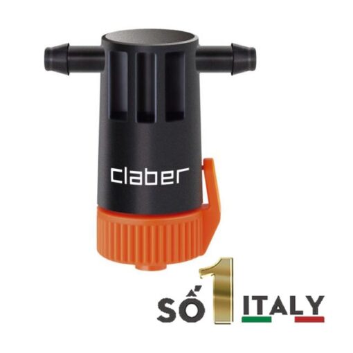 Đầu tưới nhỏ giọt liền trục Claber 0-10 l/h 91218