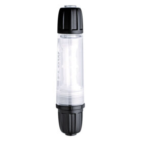 Bộ lọc nước Claber gắn ống 1/2″(16mm) thân trong suốt 91011