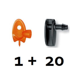Bịch cờ lê đục lỗ 91185 và 20 nút bịt ống 1/4″ (6mm) 91170