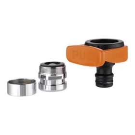 Bộ đầu nối vòi nước Claber ren trong 22 mm, ren ngoài 24 mm 8587