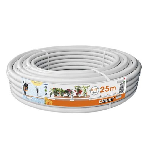 Ống dẫn nước chính màu trắng 25m/ Main tube 25m white Claber 90368