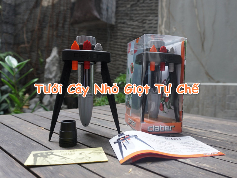Mách bạn tưới cây với thiết bị tưới nhỏ giọt tự chế bằng chai nhựa
