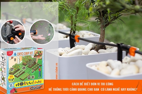 Cách để biết đơn vị thi công hệ thống tưới cảnh quan cho bạn có lành nghề hay không?