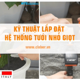 Áp dụng kỹ thuật lắp đặt hệ thống tưới nhỏ giọt thế nào đúng chuẩn?