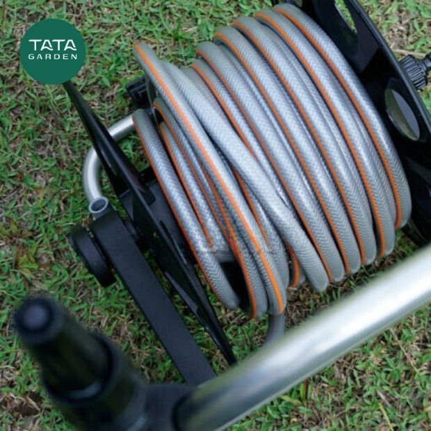 Cuộn vòi tưới cây dạng xe đẩy Claber Aqua Carry Pronto 20m 8992 - Ảnh 5