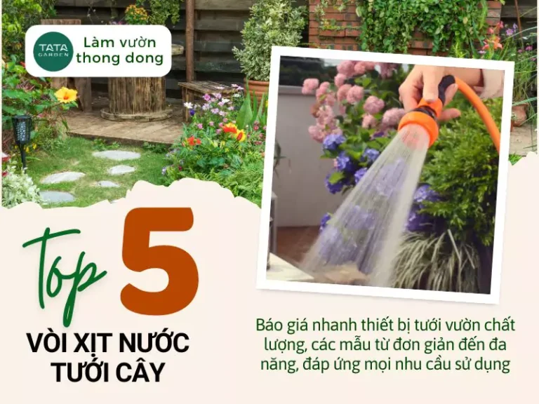Top 5 mẫu vòi xịt nước tưới cây loại tốt. Báo giá nhanh, mới nhất 2025