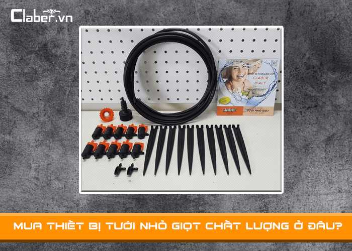 Thiết bị tưới nhỏ giọt có thực sự cần thiết? Mua thiết bị chất lượng ở đâu?