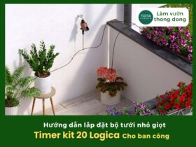 Hướng dẫn lắp đặt hệ thống tưới cây tự động nhỏ giọt cho ban công