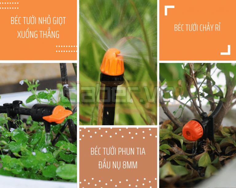 Hiểu đúng về béc tưới nhỏ giọt (đầu tưới lưu lượng nhỏ)