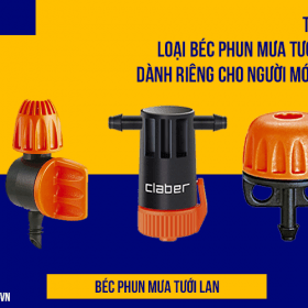 TOP 11 loại béc phun mưa tưới lan dành riêng cho người mới chơi