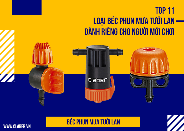 TOP 11 loại béc phun mưa tưới lan dành riêng cho người mới chơi