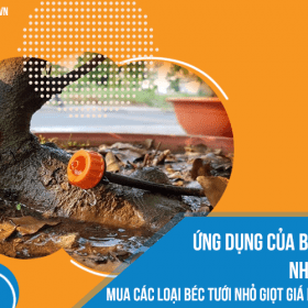Ứng dụng của béc tưới nhỏ giọt? Mua các loại béc tưới nhỏ giọt giá rẻ ở đâu?