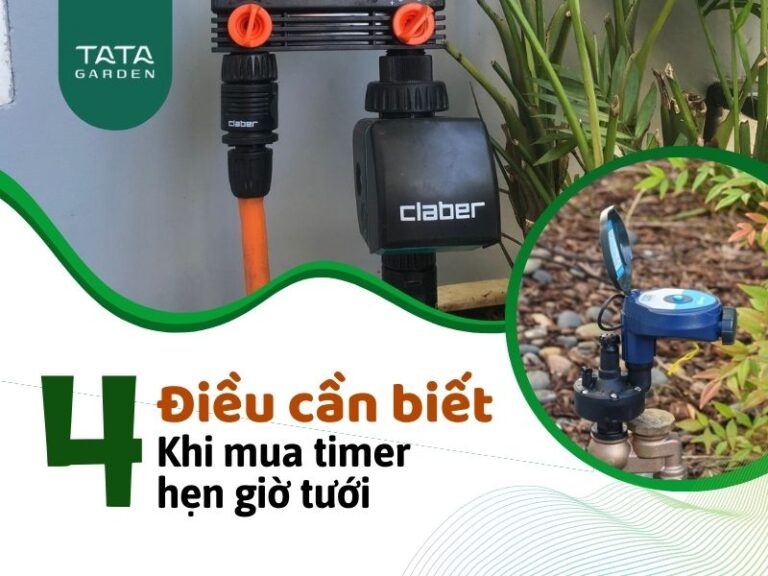4 Điều cần biết khi chọn đồng hồ hẹn giờ tưới nước cho cây