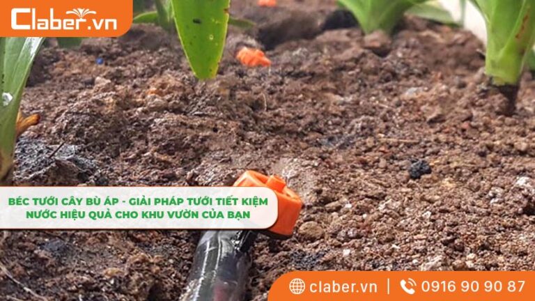 Béc tưới cây bù áp – Giải pháp tưới tiết kiệm nước hiệu quả cho khu vườn của bạn